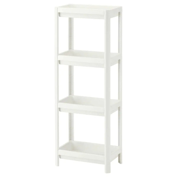 IKEA VESKEN Shelf unit, white, 37x23x101 cm
