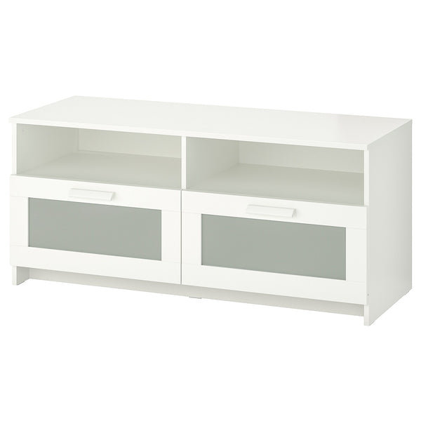 IKEA BRIMNES TV bench, white, 120x41x53 cm
