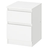 IKEA KULLEN Chest of 2 drawers, white, 35x49 cm