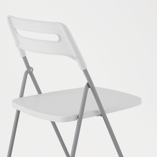 IKEA NISSE Folding chair, white