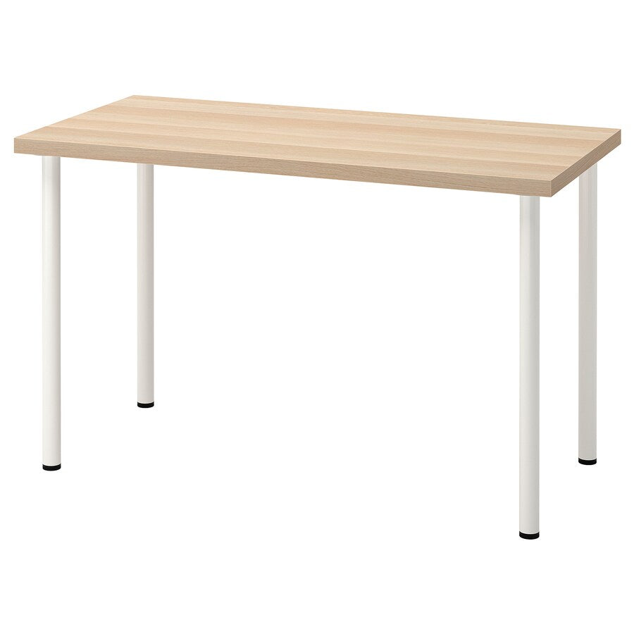 IKEA LAGK / ADILS Desk, oak/white, 120x60 cm