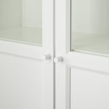 IKEA BILLY Bookcase w doors/extension, white, 80x30x237 cm