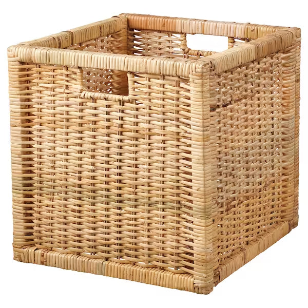IKEA BRANAS Basket, rattan, 32x34x32 cm