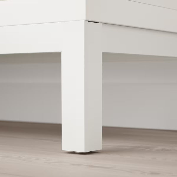 IKEA KALLAX Shelving with underframe, white, 147x94 cm 