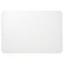 IKEA PLOJA Desk pad, white/transparent, 65x45 cm