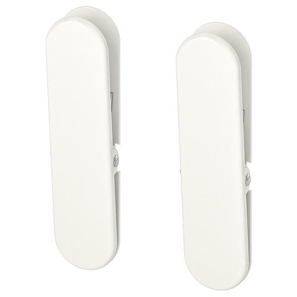 IKEA SKADIS clip, white, 2 pack
