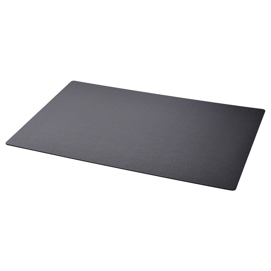 IKEA SKRUTT Desk pad, black, 65x45 cm