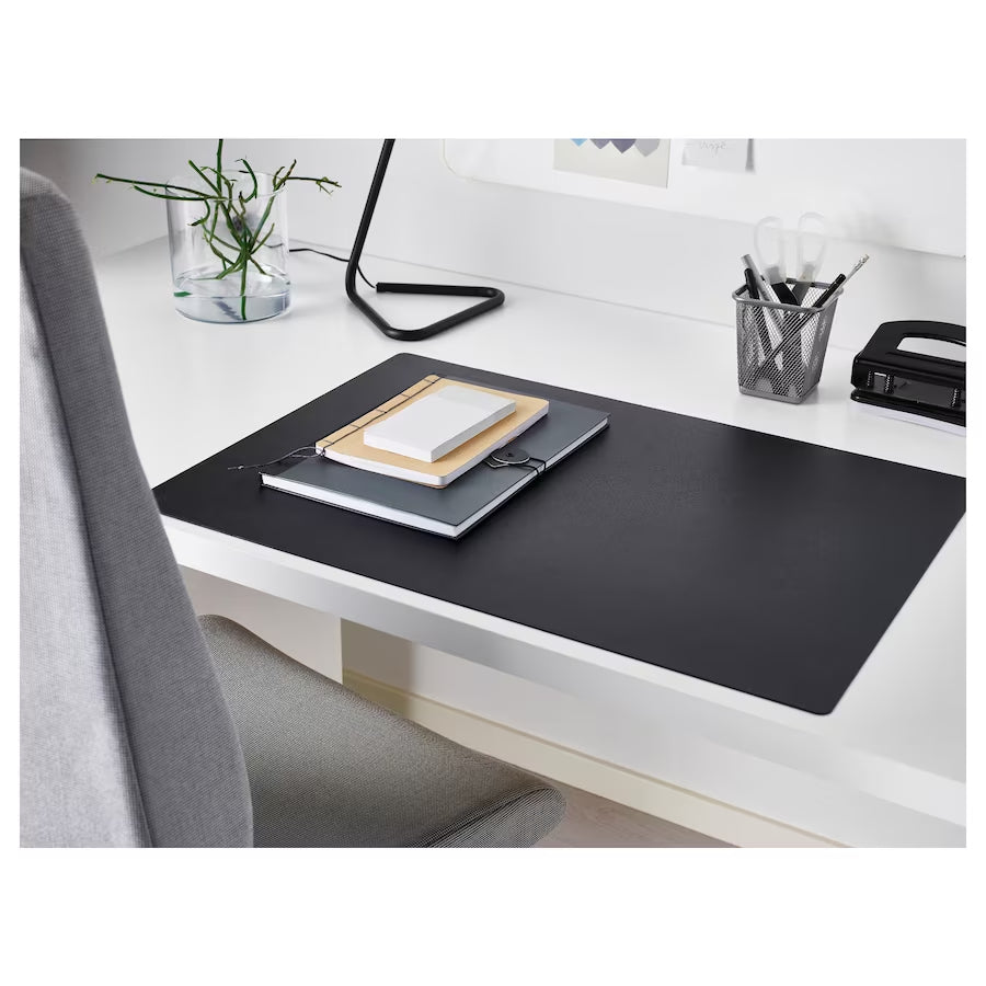 IKEA SKRUTT Desk pad, black, 65x45 cm