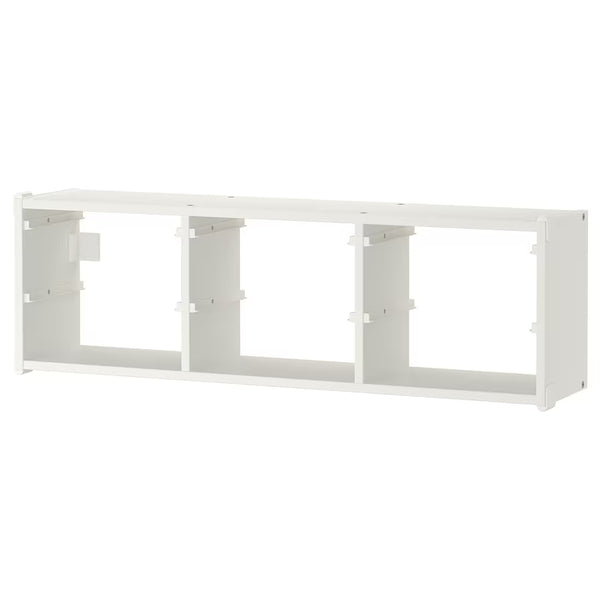 IKEA TROFAST Wall storage, white, 99x30 cm