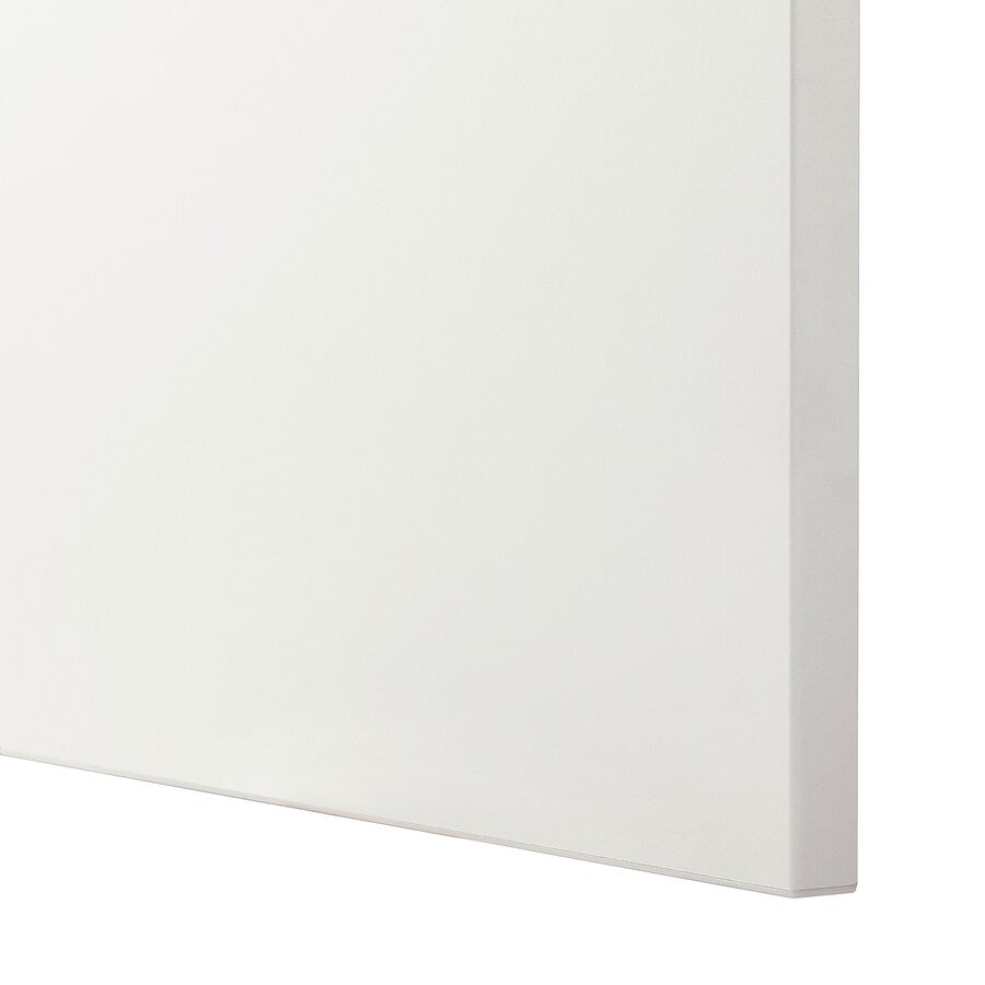 IKEA BESTA Storage combination with doors, white/Lappviken white, 120x42x193 cm