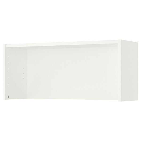IKEA BILLY Bookcase w doors/extension, white, 80x30x237 cm