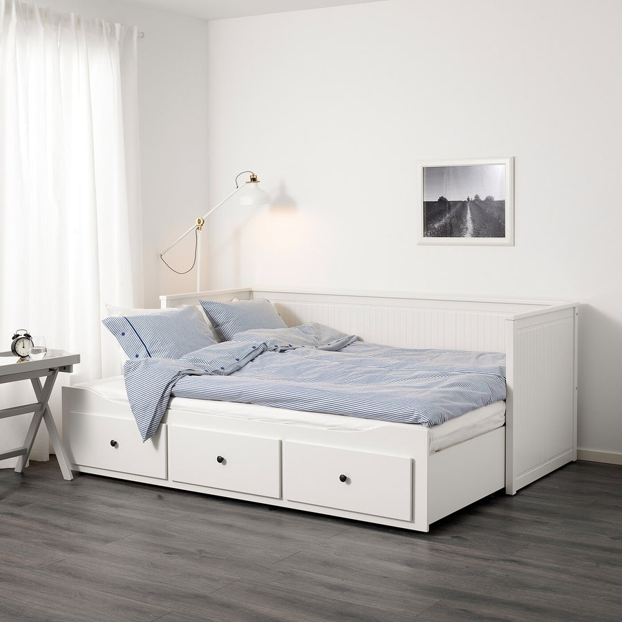 IKEA HEMNES day-bed frame, white, 80x200 cm