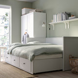 IKEA HEMNES day-bed frame, white, 80x200 cm