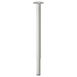 IKEA LAGKAPTEN / OLOV desk, adjustable legs, oak/white, 140x60 cm