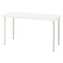 IKEA LAGKAPTEN / OLOV adjustable Desk, white, 140x60 cm