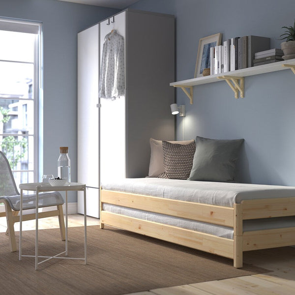 IKEA UTAKER Stackable bed frame, pine, 80x200 cm