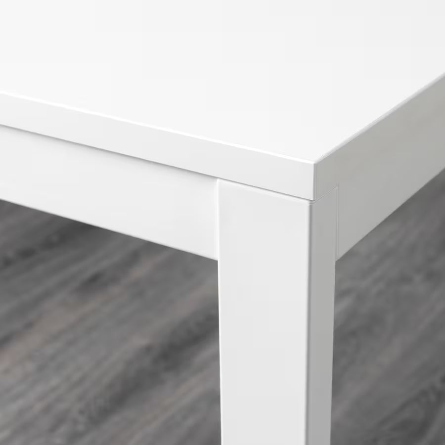IKEA VANGSTA extendable table, white, 120/180x75 cm