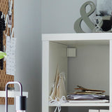 IKEA KALLAX Shelving with 2 drawers/4 doors, white, 112x147 cm