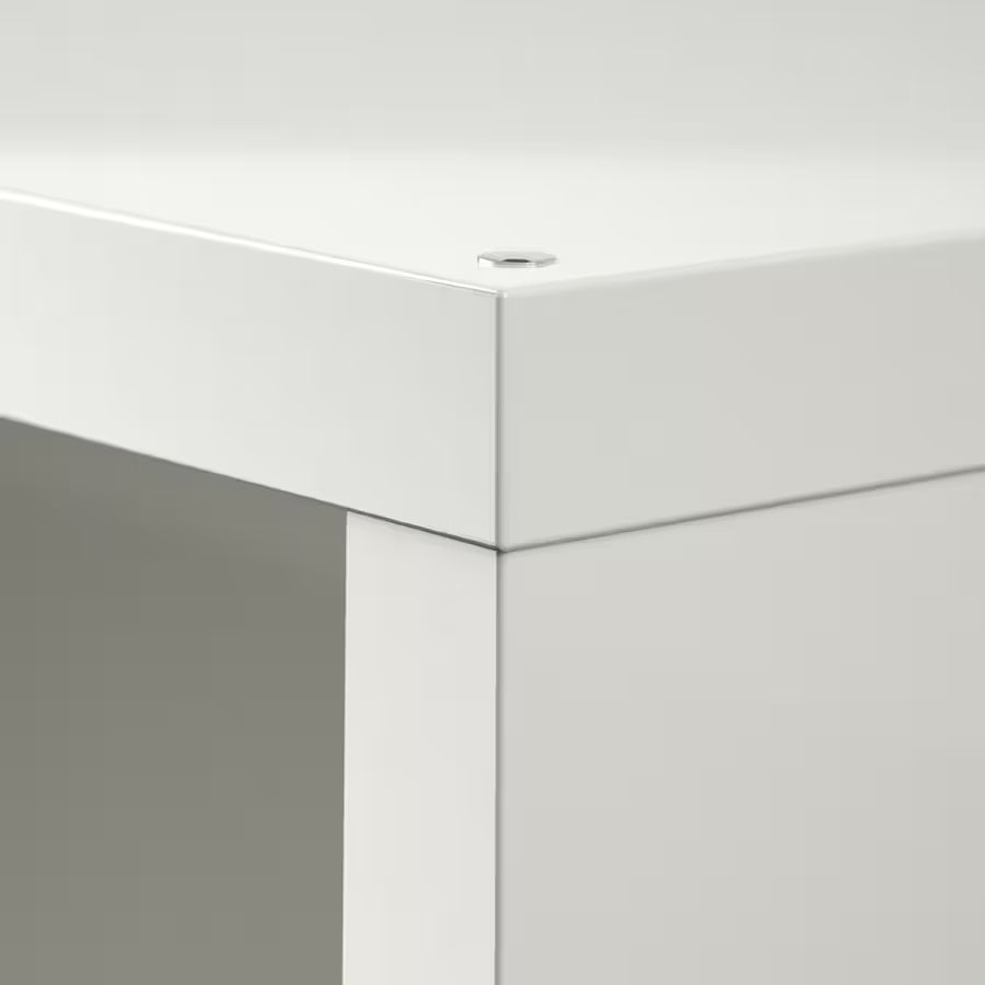 IKEA KALLAX shelving unit 3x3, white, 112x112 cm