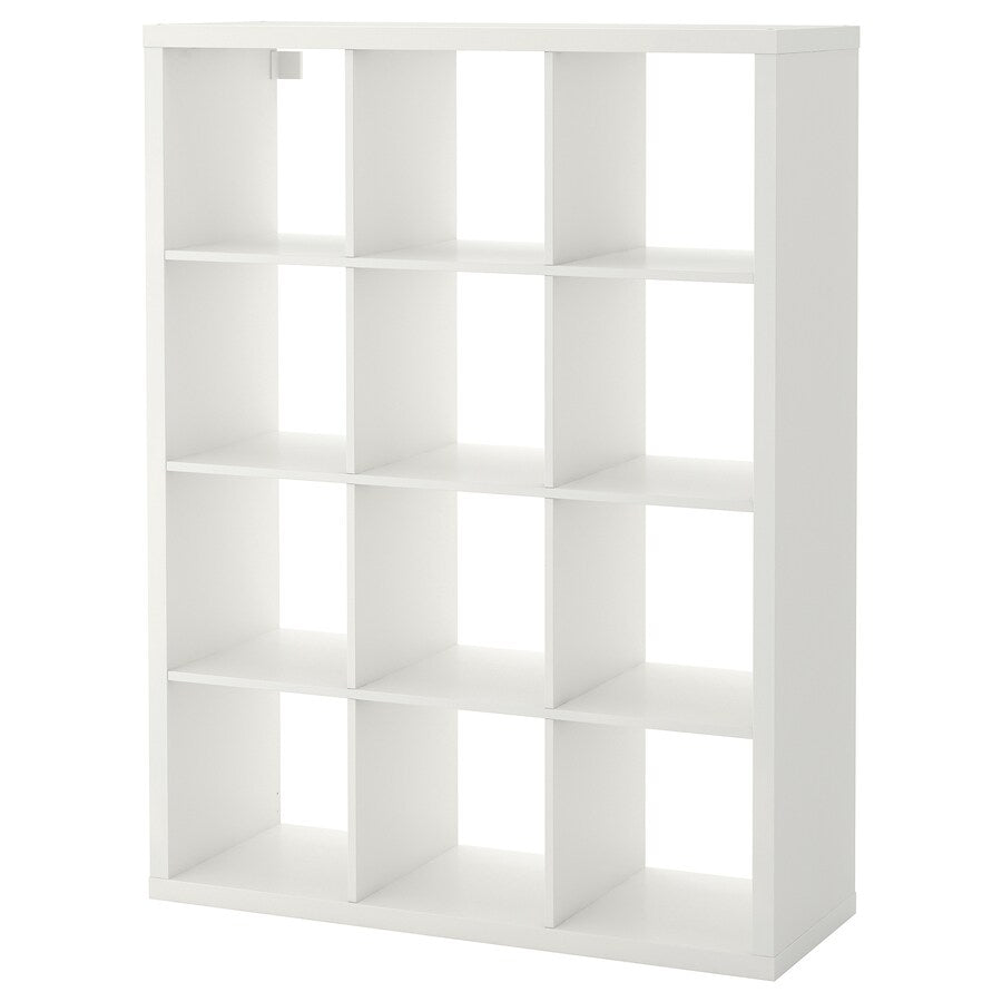 IKEA KALLAX shelving unit 4x3, white, 112x147 cm