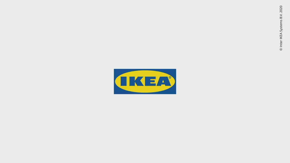IKEA VESKEN trolley, white, 54x18x71 cm