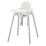  IKEA ANTILOP highchair with tray, white