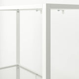IKEA BAGGEBO shelving unit, white, 60x25x116 cm