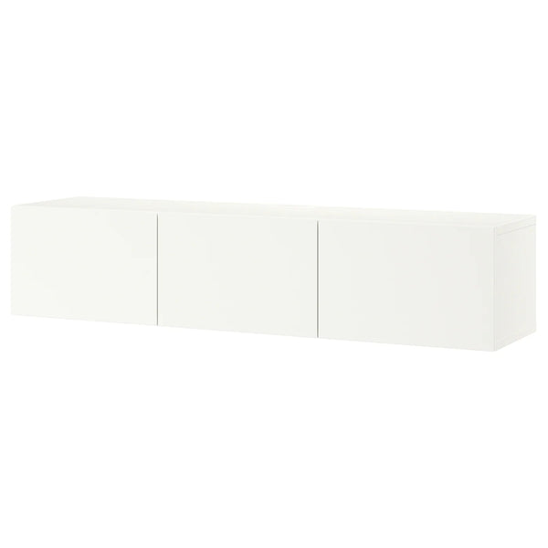 IKEA BESTA TV bench w doors, white,180x42x38 cm