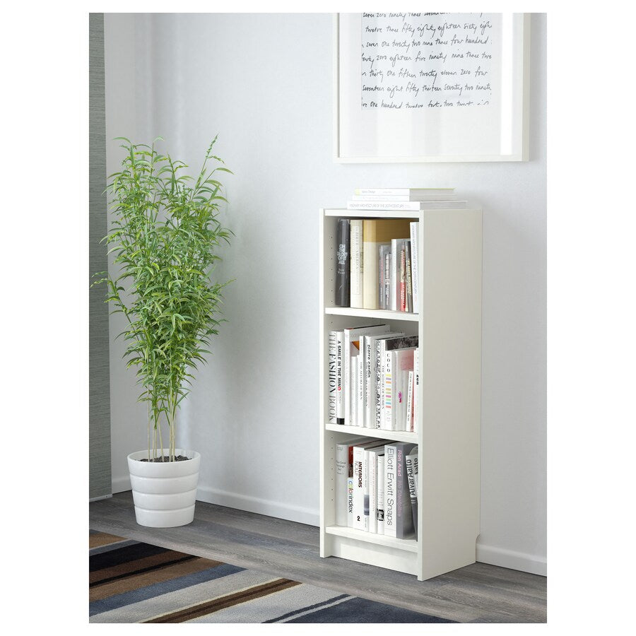 IKEA BILLY bookcase, white, 40x28x106 cm