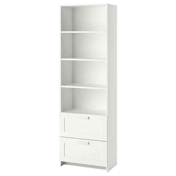  IKEA BRIMNES bookcase, white, 60x190 cm