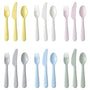 IKEA KALAS 18-piece cutlery set, mixed colours