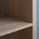 IKEA KALLAX shelving unit 4x2, white stained oak effect, 77x147 cm