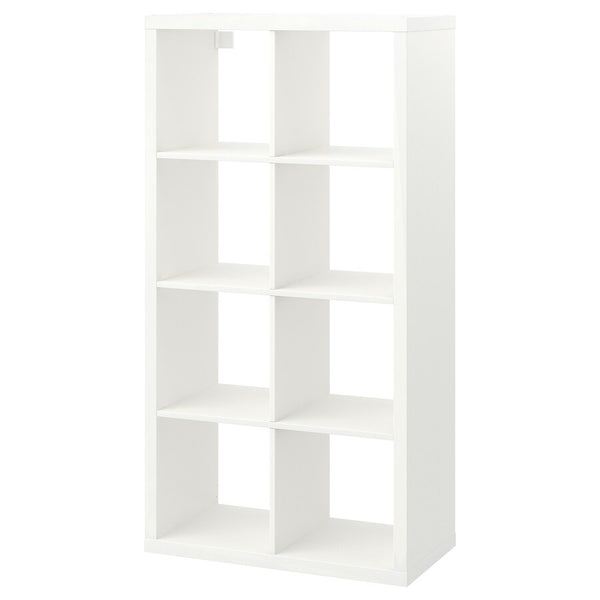 IKEA KALLAX shelving unit 4x2, white, 77x147 cm