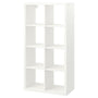IKEA KALLAX shelving unit 4x2, white, 77x147 cm