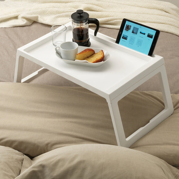 IKEA KLIPSK bed tray, white