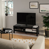 IKEA LACK TV bench, black-brown, 120x35x36 cm