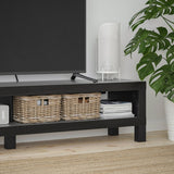 IKEA LACK TV bench, black-brown, 160x35x36 cm