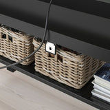 IKEA LACK TV bench, black, 90x26x45 cm
