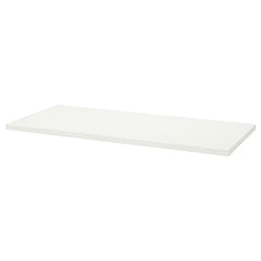  IKEA LAGKAPTEN adjustable table, white/white, 140x60 cm