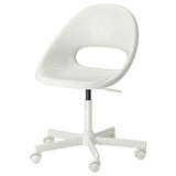 IKEA LOBERGET swivel chair, white