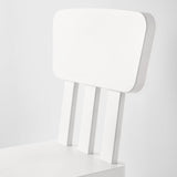 IKEA MAMMUT children's chair, white, in/outdoor