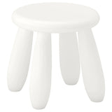 IKEA MAMMUT children's stool, white, in/outdoor
