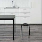 IKEA MARIUS stool, black, 45 cm