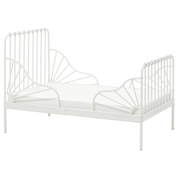  IKEA MINNEN extendable bed w sprung mattress, 80x200 cm