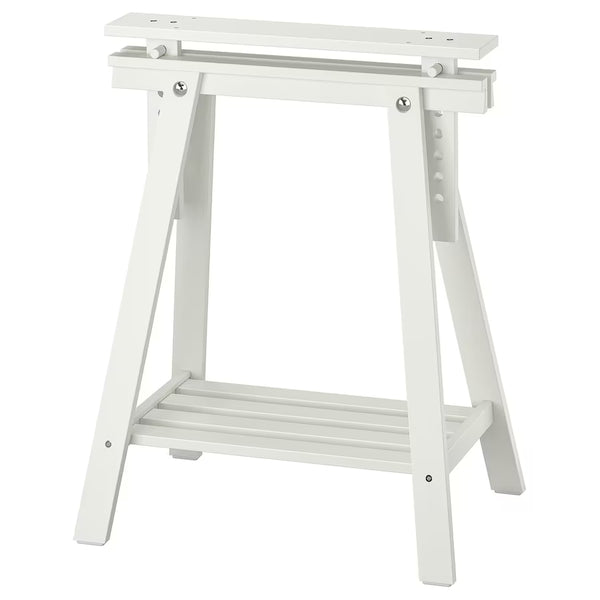 IKEA MITTBACK trestle, white, 58x70/93 cm