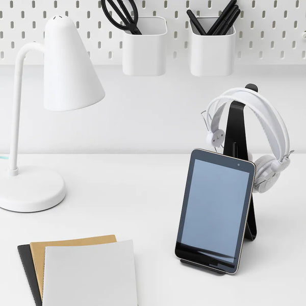 IKEA MOJLIGHET headset/tablet stand, black