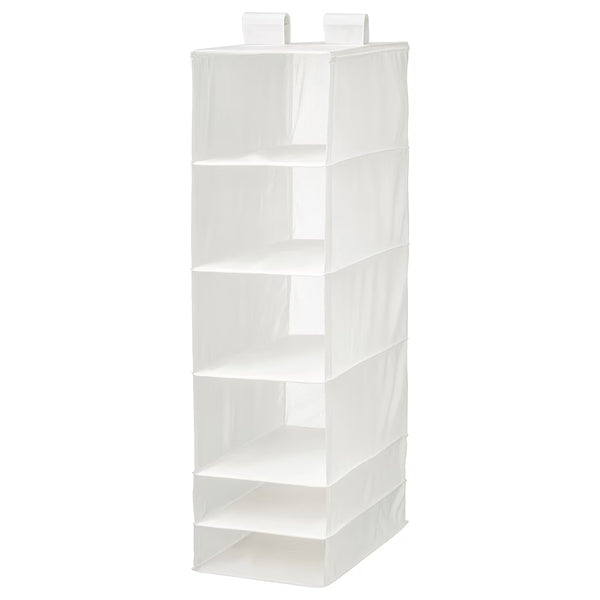  IKEA SKUBB storage with 6 compartments, white, 35x45x125 cm