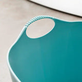 IKEA TORKIS Flexi laundry basket, in-/outdoor, blue, 35 L