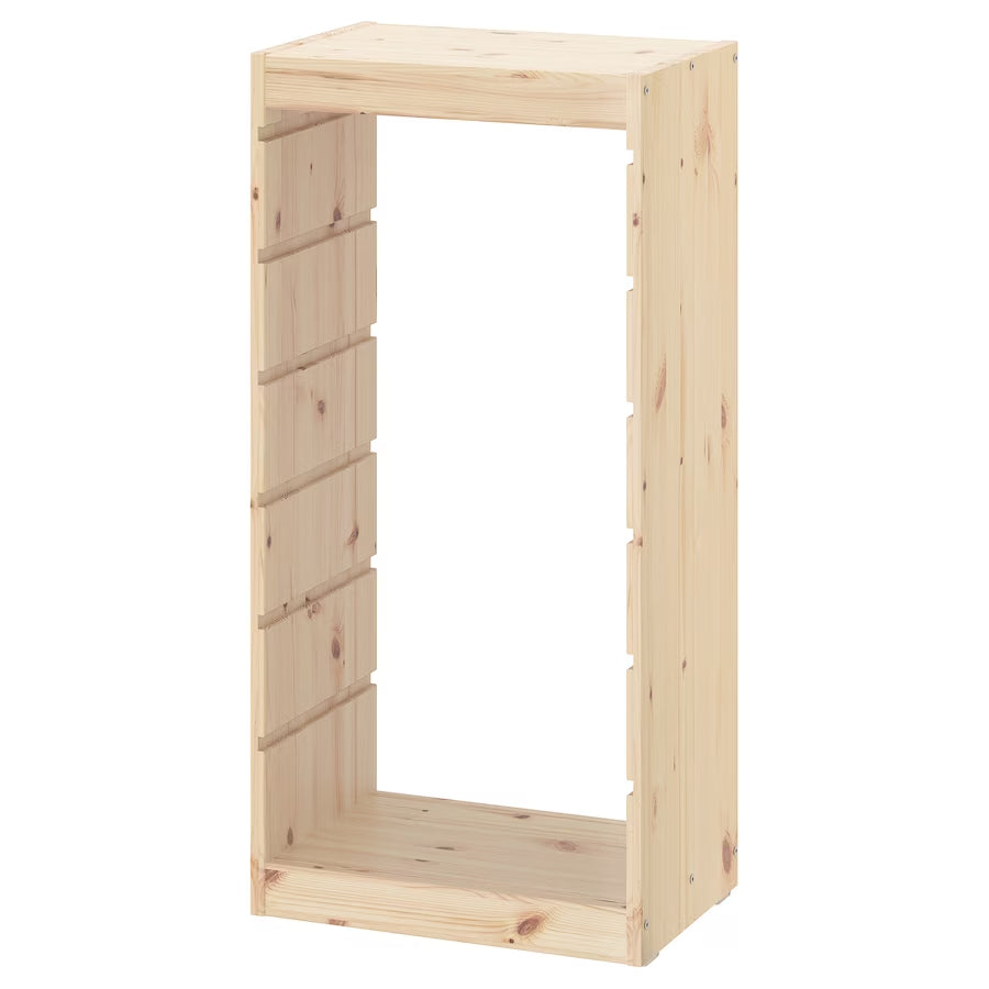 IKEA TROFAST frame, pine, 44x30x91 cm