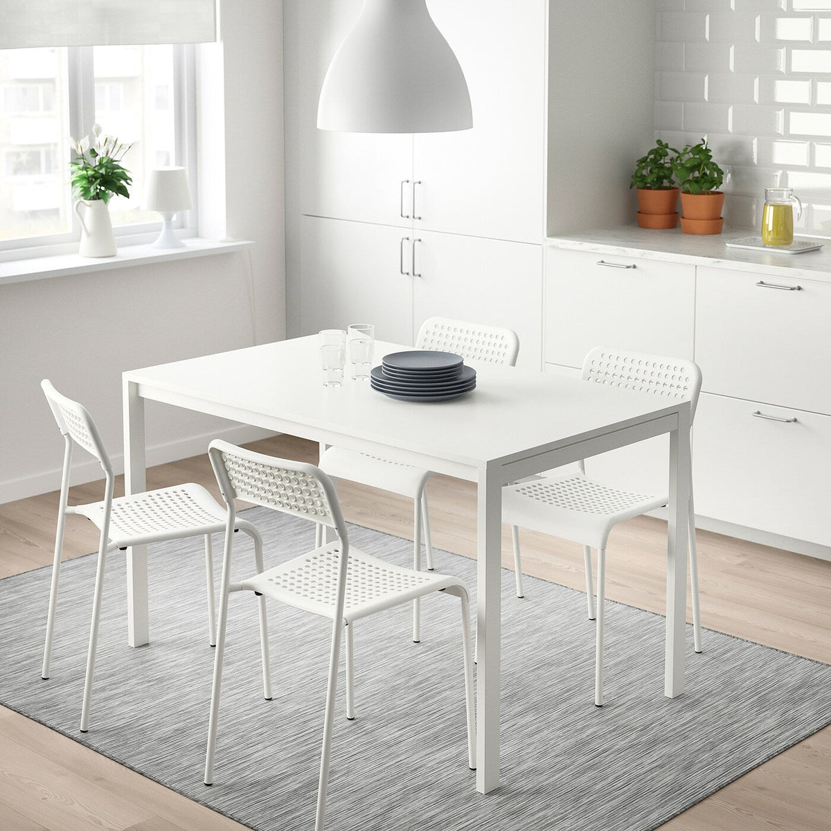 IKEA ADDE chair, white
